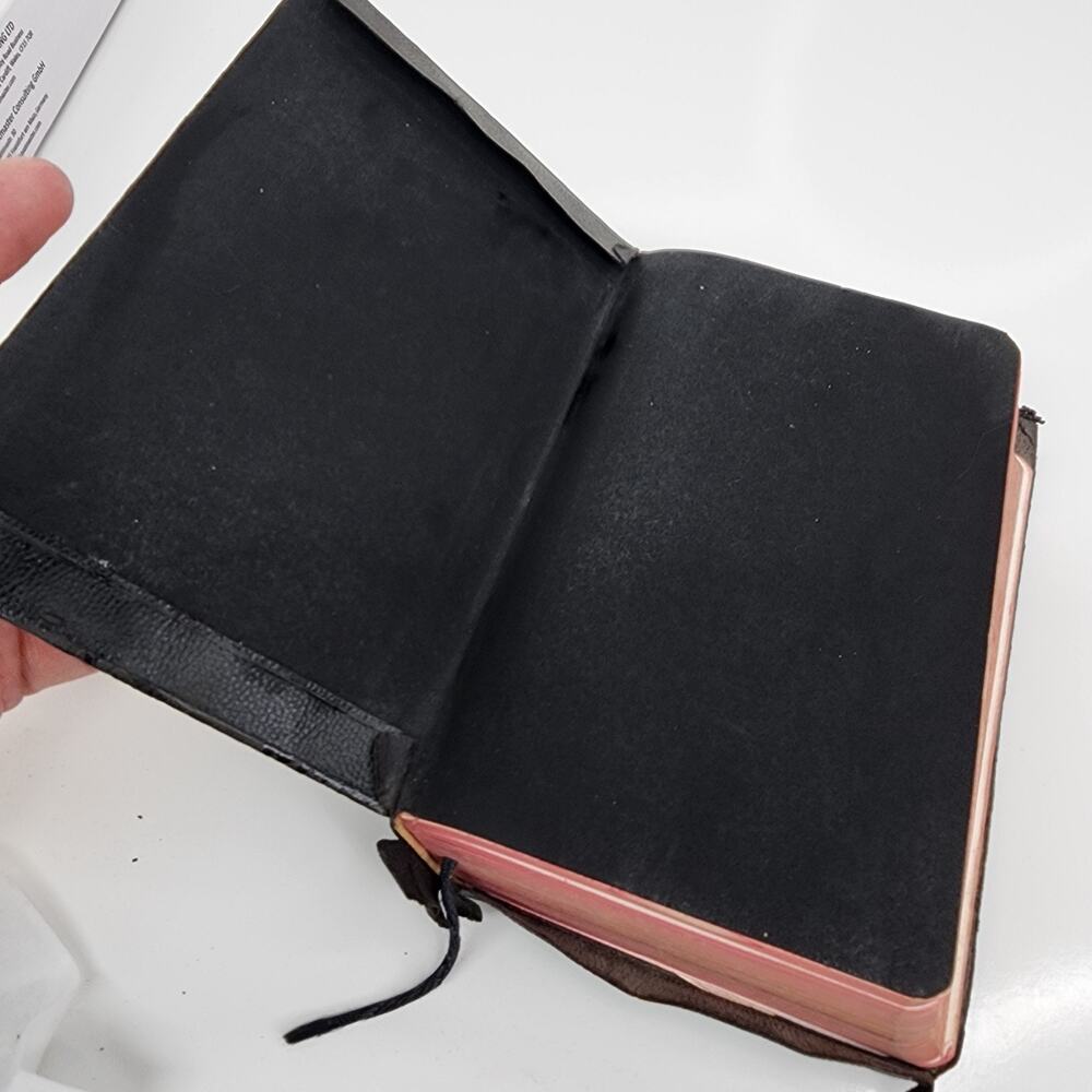 Antique Holy Bible Nelson Self Pronouncing Black Leather 1900s AS IS Need Repair - Picture 5 of 16